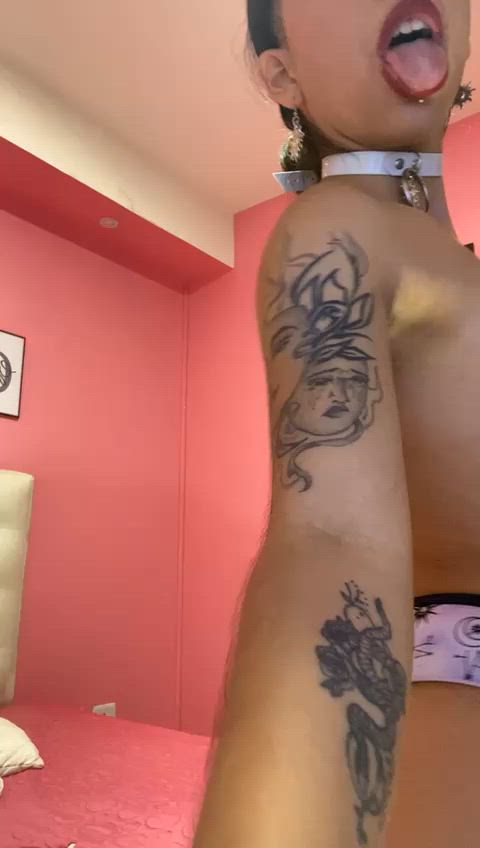 camgirl latina tattoo teen teens webcam gif