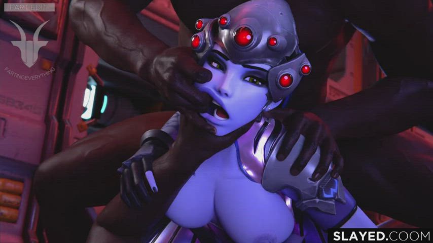 Widowmaker - double penetration (Slayed.coom) ★