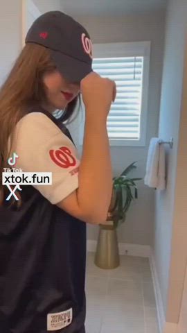 Dancing Nipple Piercing Nude TikTok Tits gif