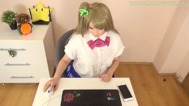 Watch hentai with Minami Kotori (Preview)