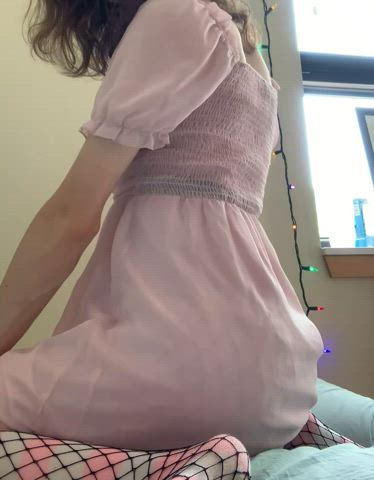 ass booty gay nsfw sissy solo teen gif