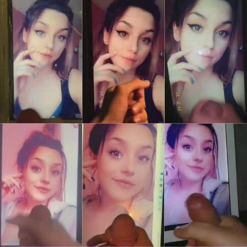 compilation facial pretty selfie tribute gif