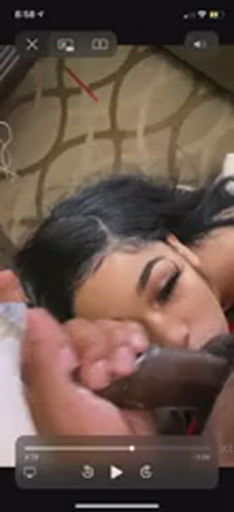 Blowjob Cumshot Ebony gif