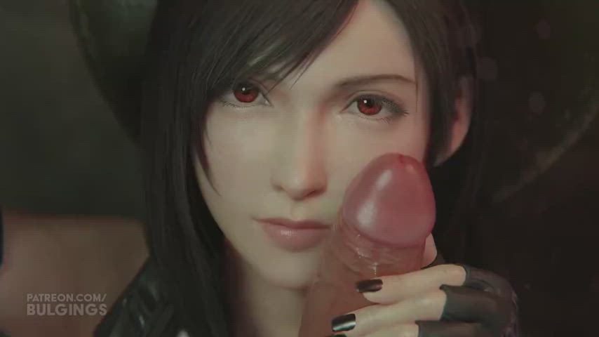 I want it on my face [Tifa Lockhart,Final Fantasy] (bulgingsenpai)