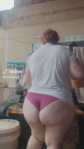 ass bbw big ass braless chubby non-nude pokies tiktok gif