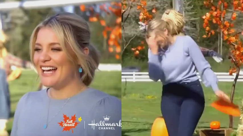 big ass blonde booty pawg thick gif