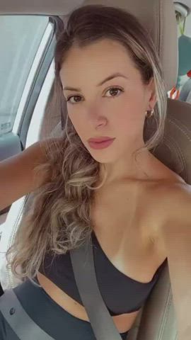 blonde boobs brazilian brown eyes car facial goddess labia sensual tease gif
