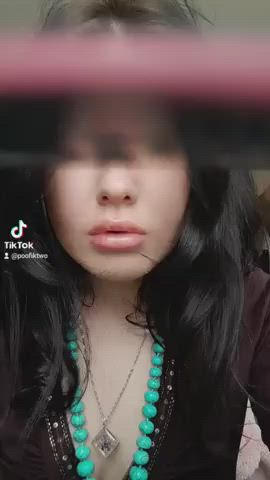 Brunette TikTok Tits White Girl gif