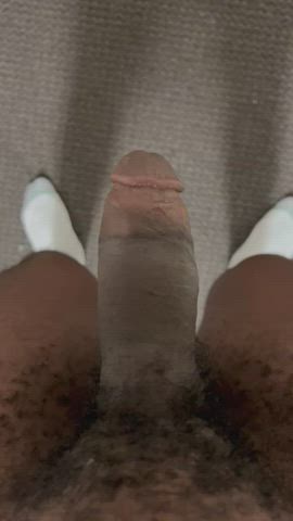 african american bbc big dick cock hairy jerk off male masturbation masturbating