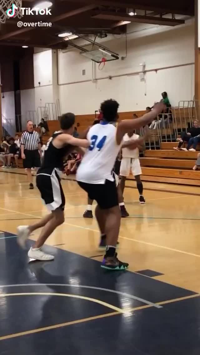 HE’S 7 FEET TALL in 8th grade ? #basketball #sports #nba