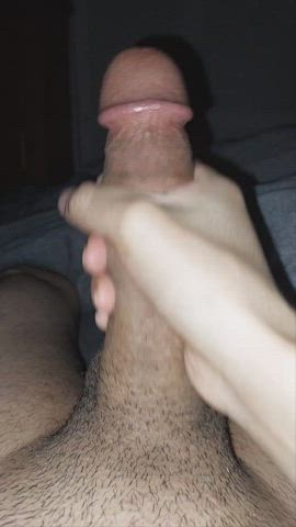 Big Dick Cum Masturbating gif