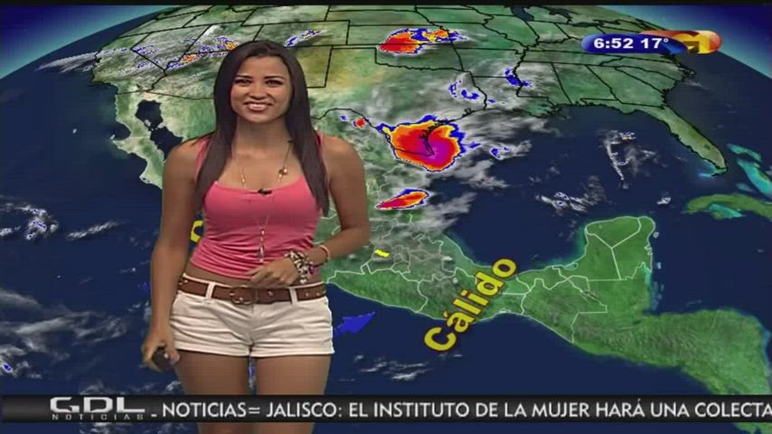 Mexican weather girl Susy Almeida