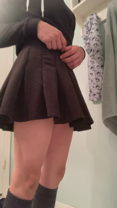 how would you feel if you were under my skirt?