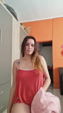 big tits shaved pussy teen tiktok turkish gif