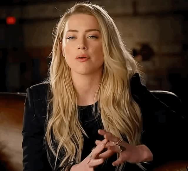 Just walk up to Amber Heard mid interview and shove your cock in her mouth...