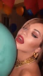 British Celebrity Licking Lips Lipstick Long Tongue Rita Ora gif