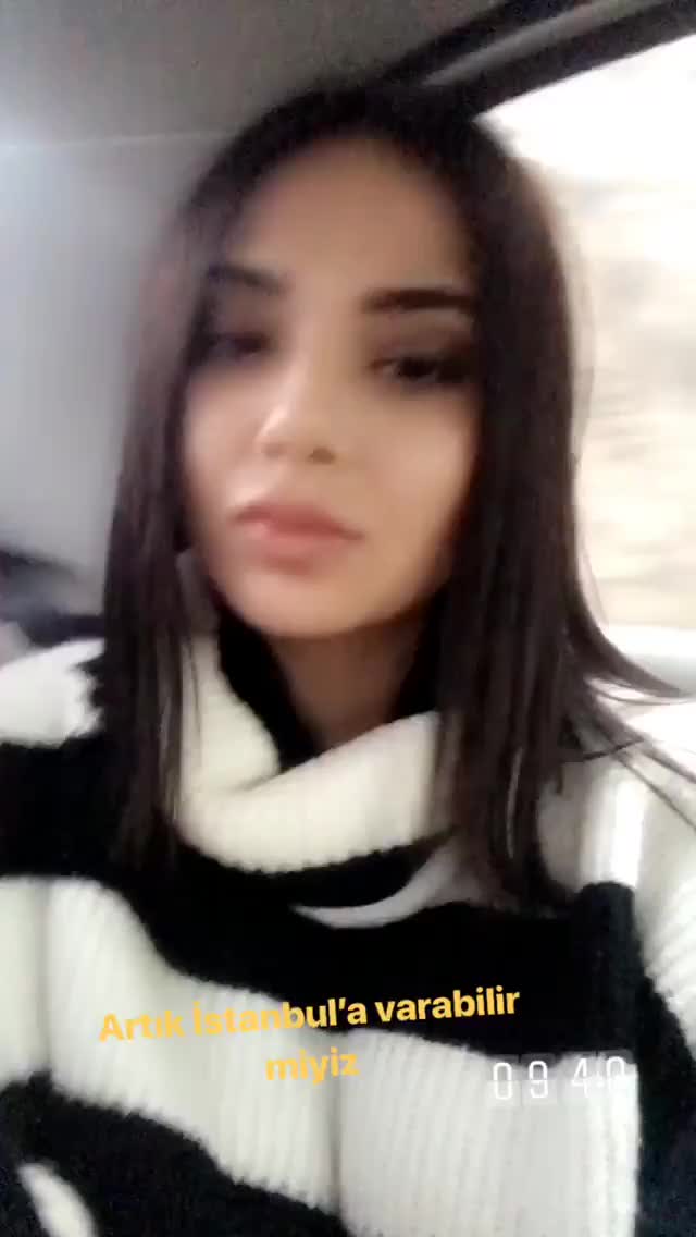 Merve Taskin in car