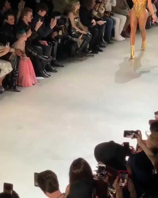 Ass on the runway