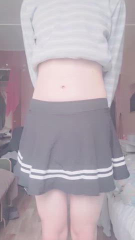 chastity cute femboy gay petite sissy stomach teen twink upskirt gif