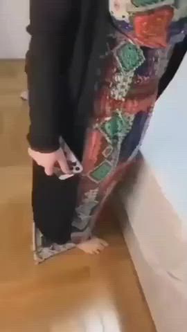 ass big ass hijab milf muslim spanking teasing gif