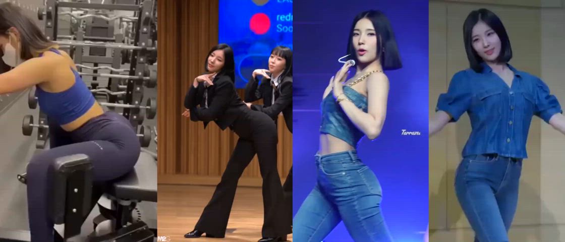 bubble butt celebrity kpop gif