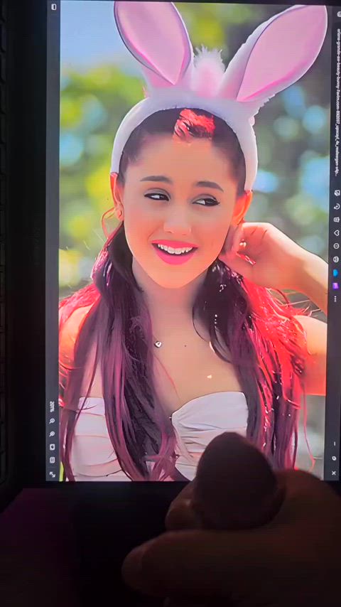 18 years old ariana grande celebrity cock cum cumshot male masturbation redhead teen