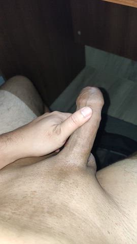 Jerking off my little Asian 🍆 after shaving and moisturizing (29)