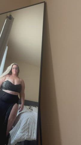 bbw chubby huge tits milf nsfw saggy tits titty drop gif