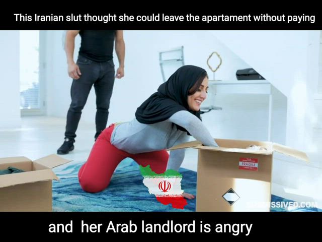 This Iranian women made a mistake and now she's punished by her Arab captor. PT 1.