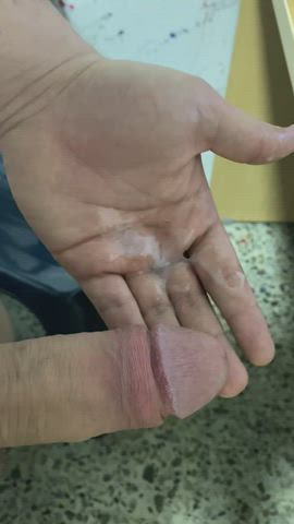 big balls big dick chubby cock cum cumshot gay jerk off tease gif