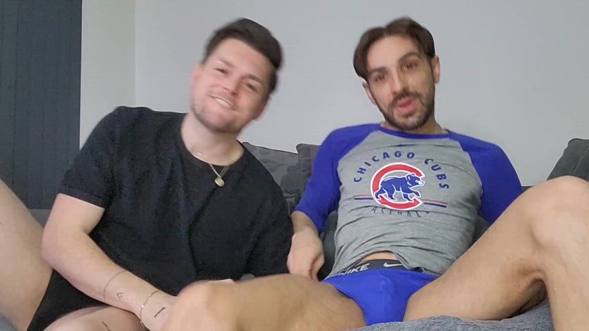 balls big balls british cock foreskin gay real couple uncut yourdreamcouple gif