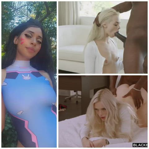 Techno Beat BBC TikTok Blonde Porn GIF by panda94