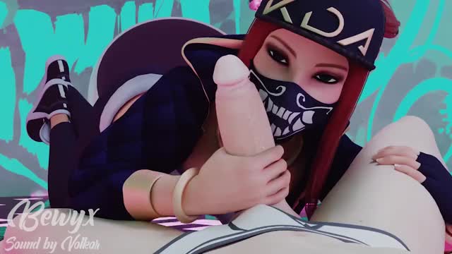 K/DA Akali Handjob (Bewyx) [League of Legends]