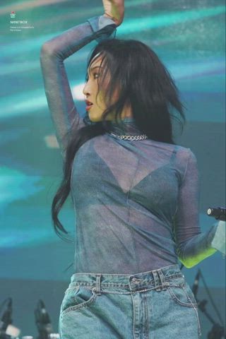 celebrity korean see through clothing gif