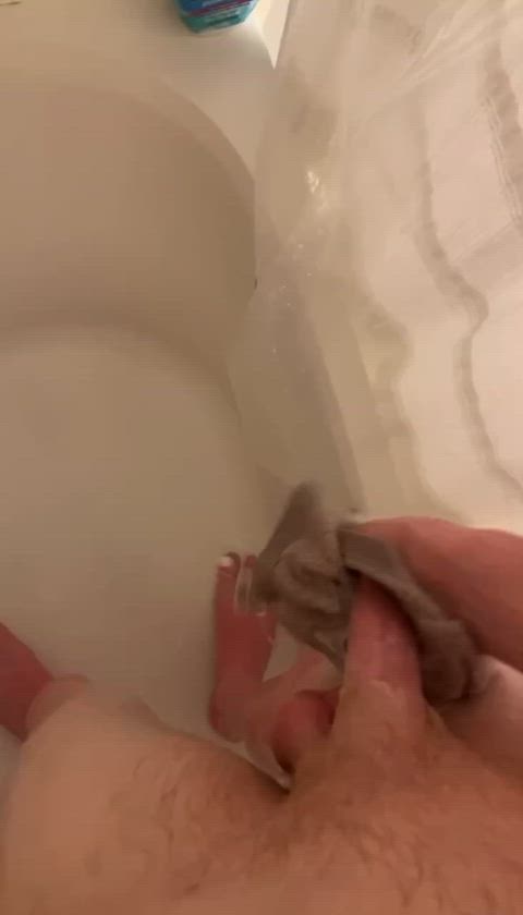 bwc big dick shower soapy gif