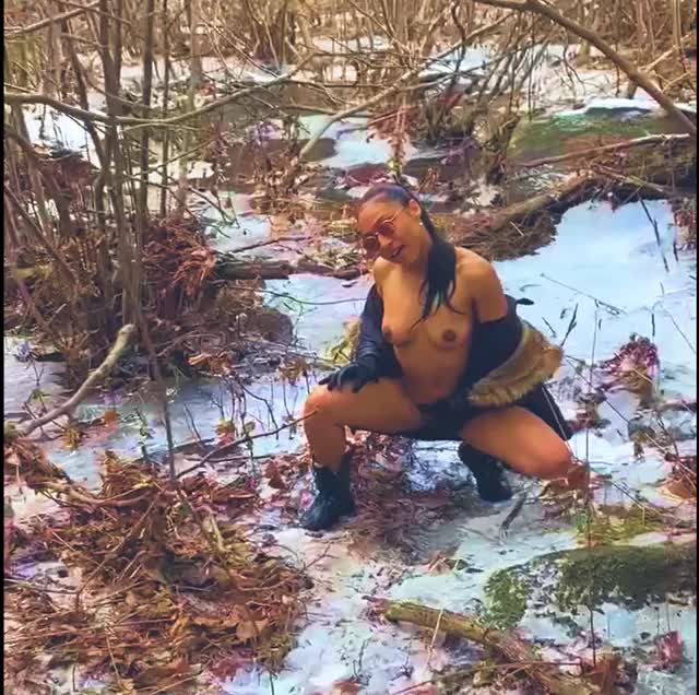 Wanna cum in the forest with me?