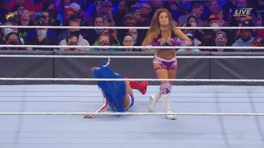 Boobs Celebrity Wrestling gif