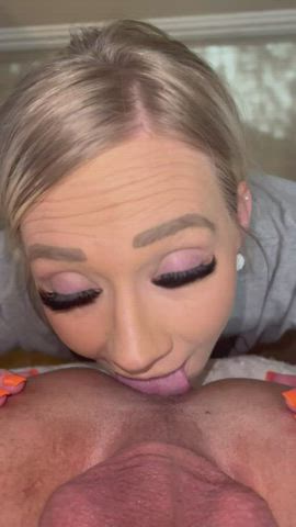 Blonde Rimjob Rimming gif