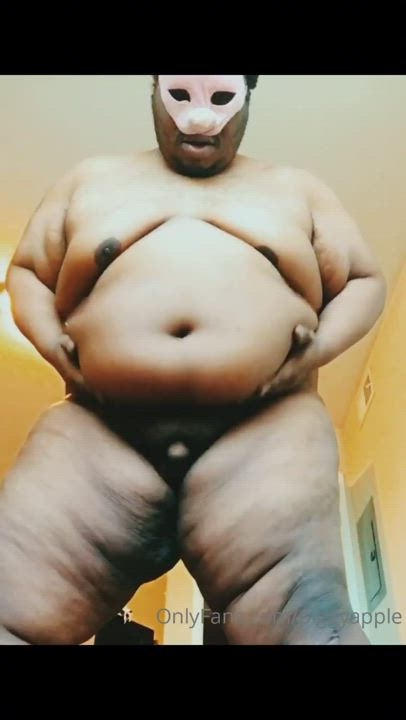 BBW Belly Button Big Tits Chubby Domination Male Dom POV Thick gif