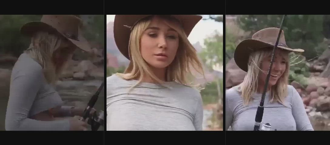 jean shorts outdoor sara jean underwood split screen porn underboob gif