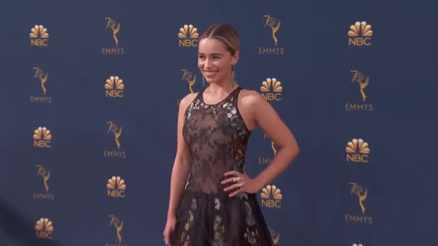 Emilia Clarke - (09.17.18) 70TH Primetime Emmy Awards In Los Angeles