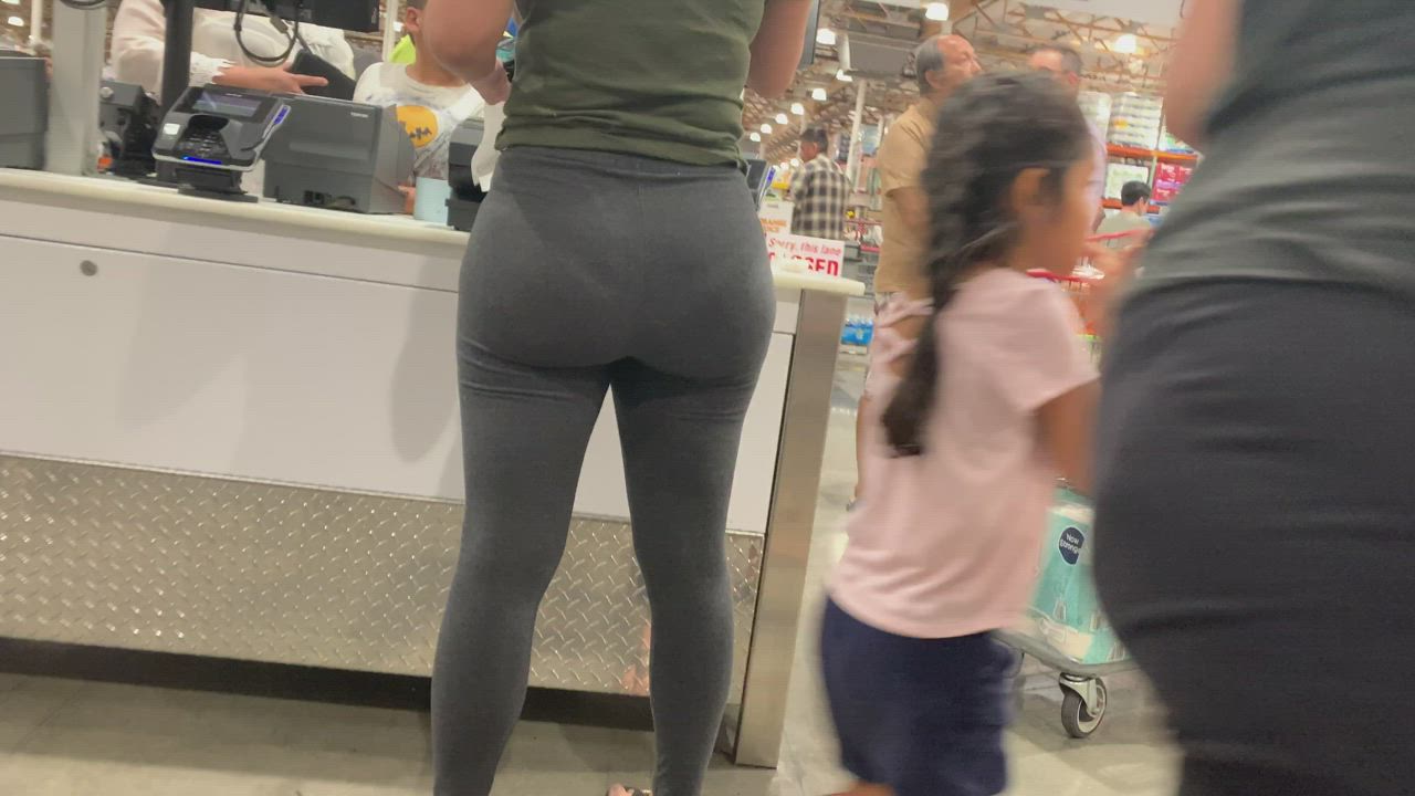 Ass Booty Candid Public Thick gif