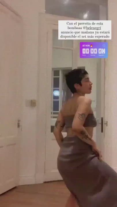 Argentinian Ass Booty Tease Twerking gif