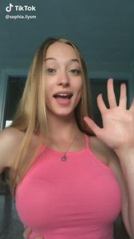 big tits blonde blue eyes canadian natural tits russian skinny tease teen tiktok