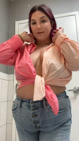 bbw big tits boobs milf nsfw natural tits onlyfans tits gif