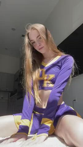 Barely Legal Long Hair Pussy Spread Teen gif