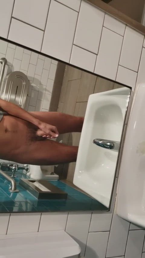 cut cock piss pissing thick cock wet and messy gif