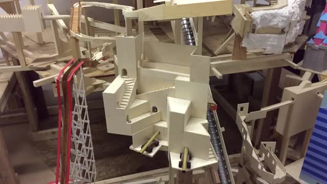 Marble Mountain, a themed marble machine (marble run)