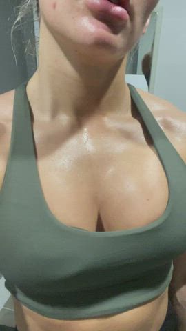 Would you lick the sweat off?