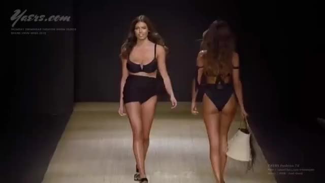 Boob Bounce on runway